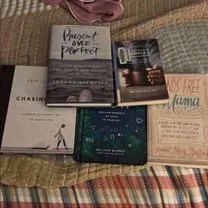 Simple Living Slowing Down Tech Free Parenting Life Books Bundle of 5